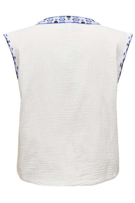 Only onlthyra life sl emb vest wvn cs